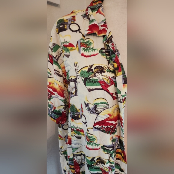 VTG GUESS Japan Hawaiin button down. - Picture 2 of 6